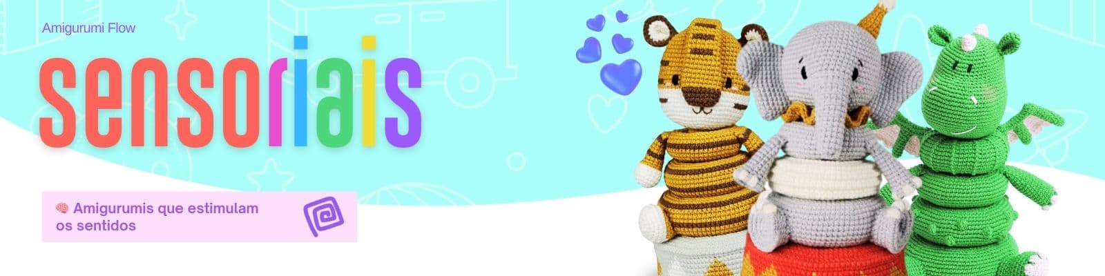 Banner para o produto de brinquedos sensoriais